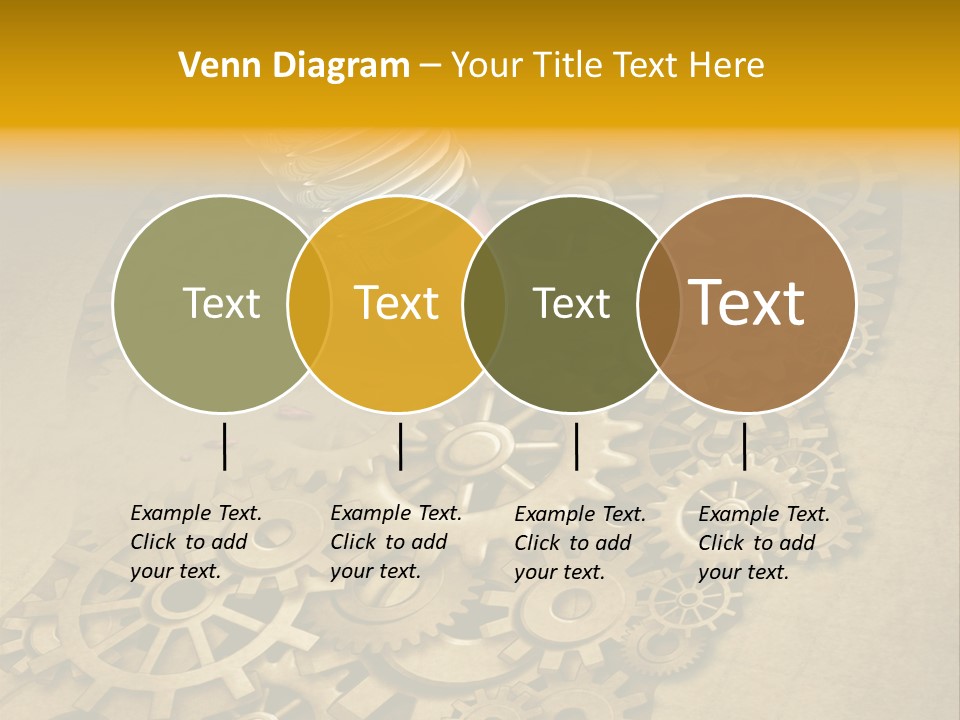 Senior Elderly Standing PowerPoint Template