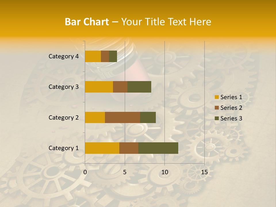 Senior Elderly Standing PowerPoint Template