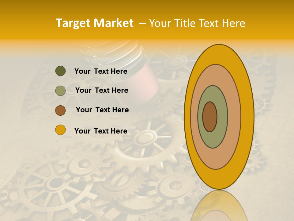 Senior Elderly Standing PowerPoint Template