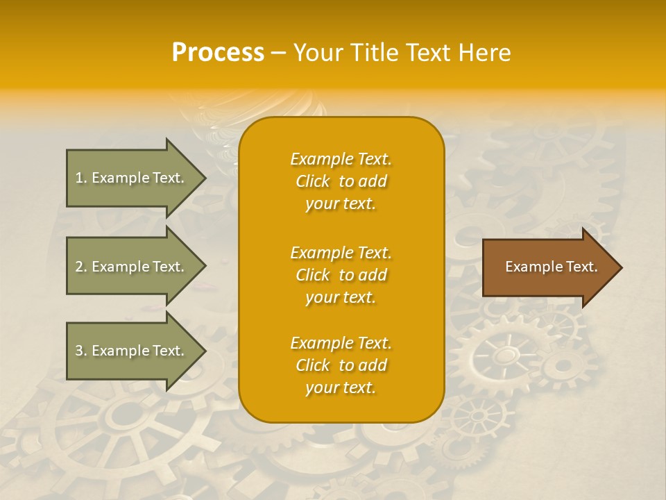 Senior Elderly Standing PowerPoint Template