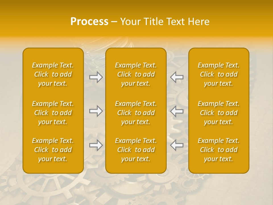 Senior Elderly Standing PowerPoint Template