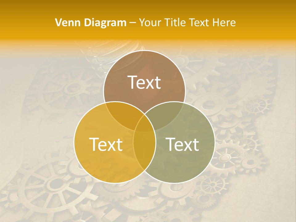 Senior Elderly Standing PowerPoint Template