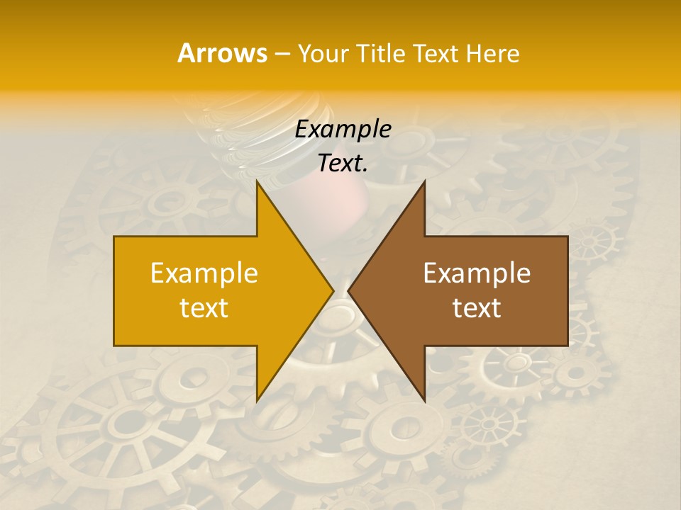 Senior Elderly Standing PowerPoint Template