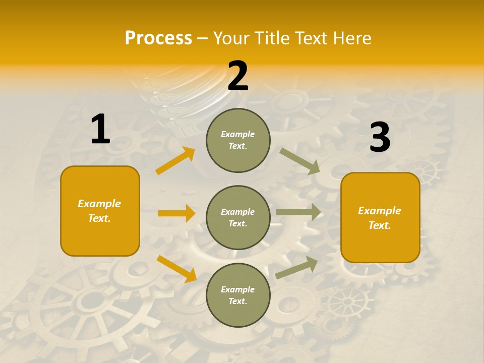 Senior Elderly Standing PowerPoint Template
