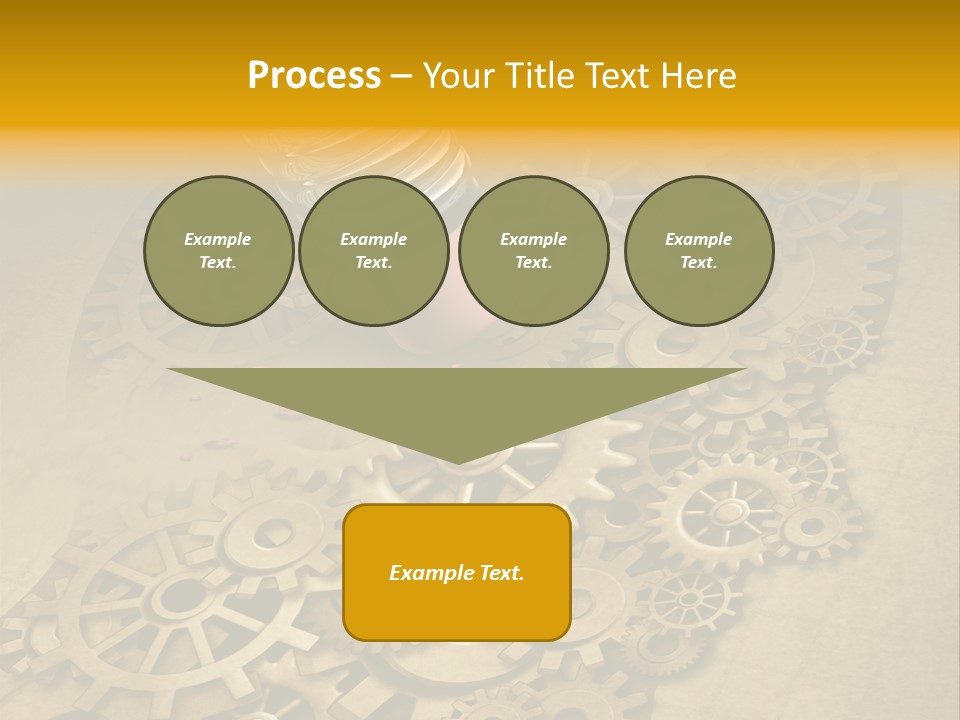 Senior Elderly Standing PowerPoint Template