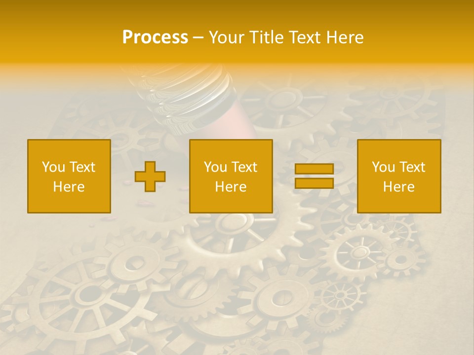 Senior Elderly Standing PowerPoint Template