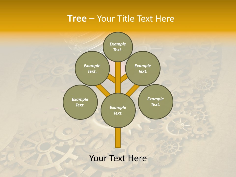 Senior Elderly Standing PowerPoint Template