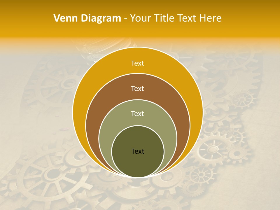 Senior Elderly Standing PowerPoint Template
