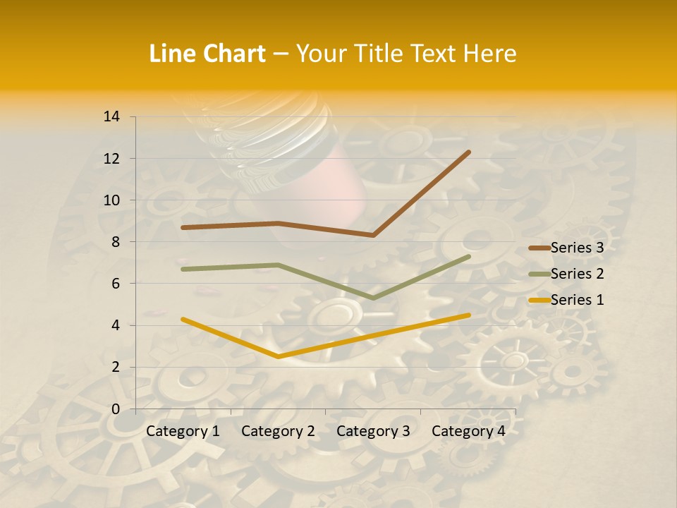 Senior Elderly Standing PowerPoint Template
