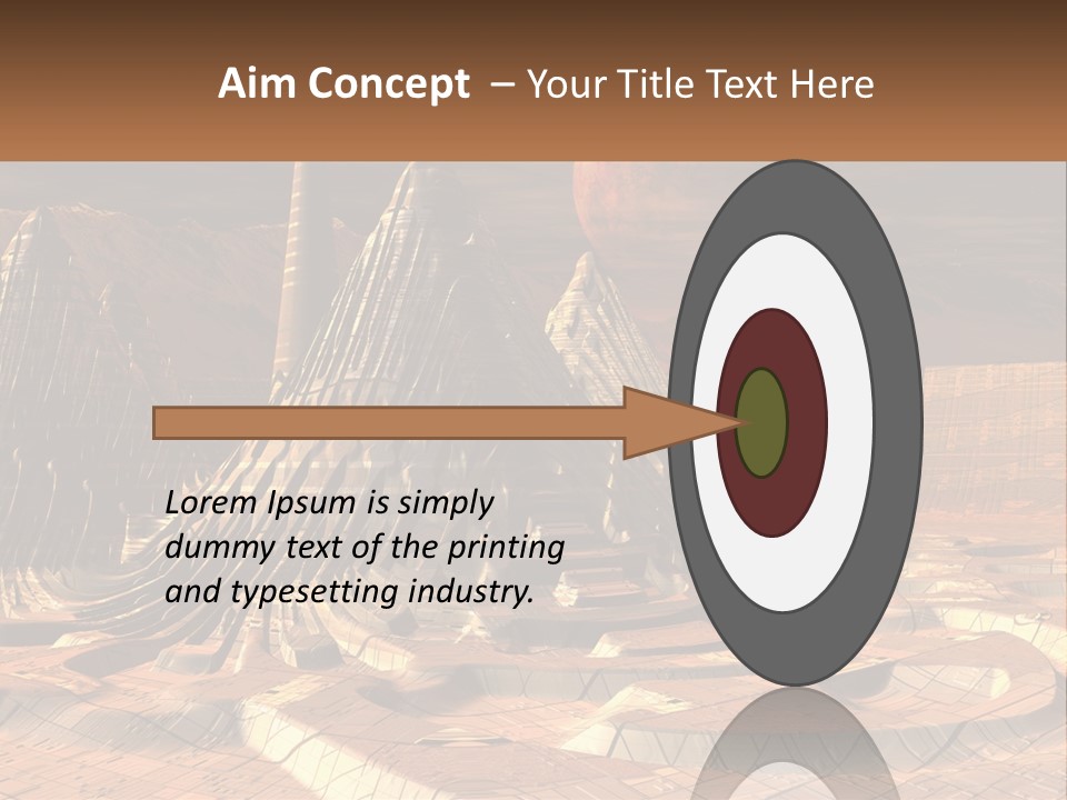 Sand Sad Coastal PowerPoint Template