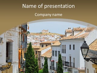 Pensioner White Sunrise PowerPoint Template