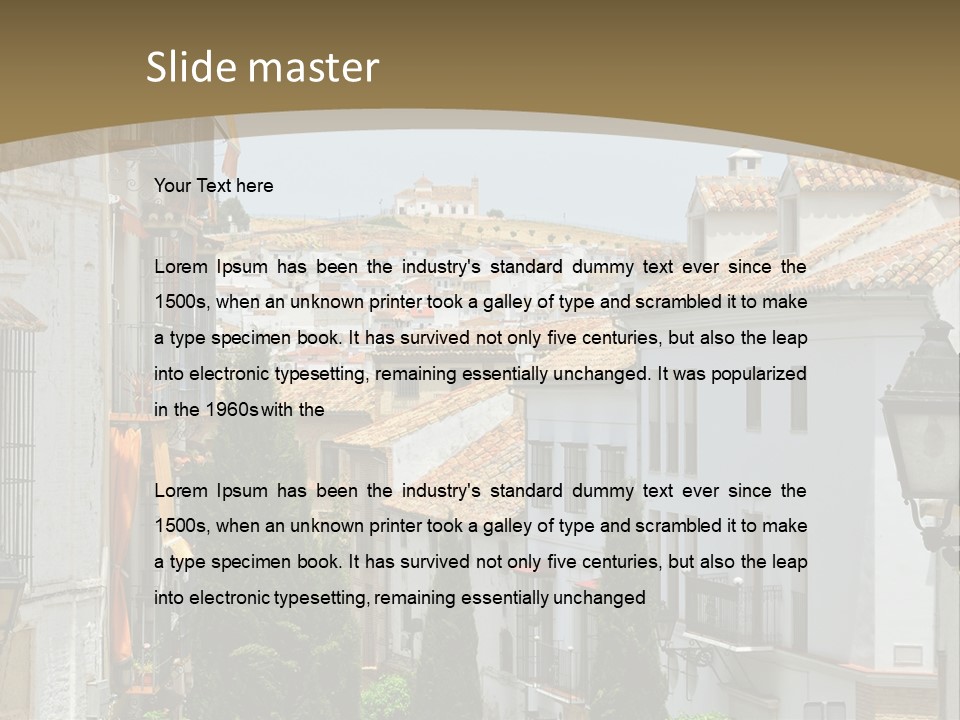 Pensioner White Sunrise PowerPoint Template