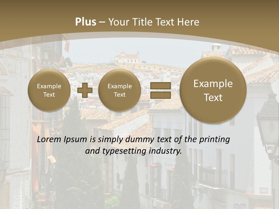 Pensioner White Sunrise PowerPoint Template