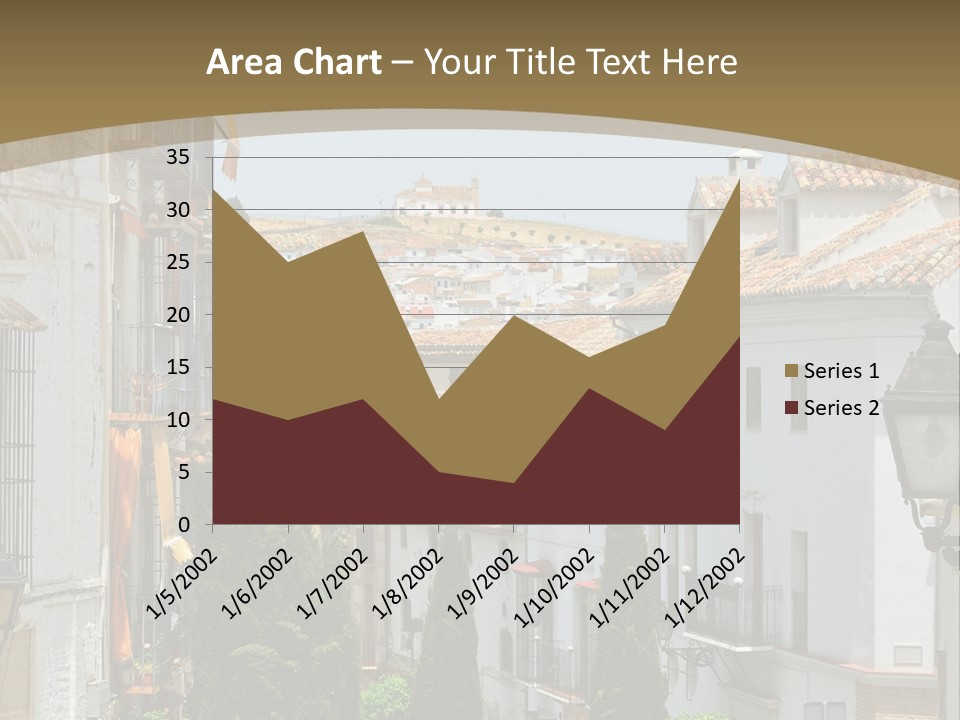 Pensioner White Sunrise PowerPoint Template