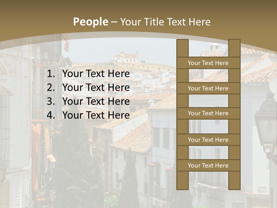 Pensioner White Sunrise PowerPoint Template