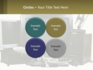 White Woman Ocean PowerPoint Template