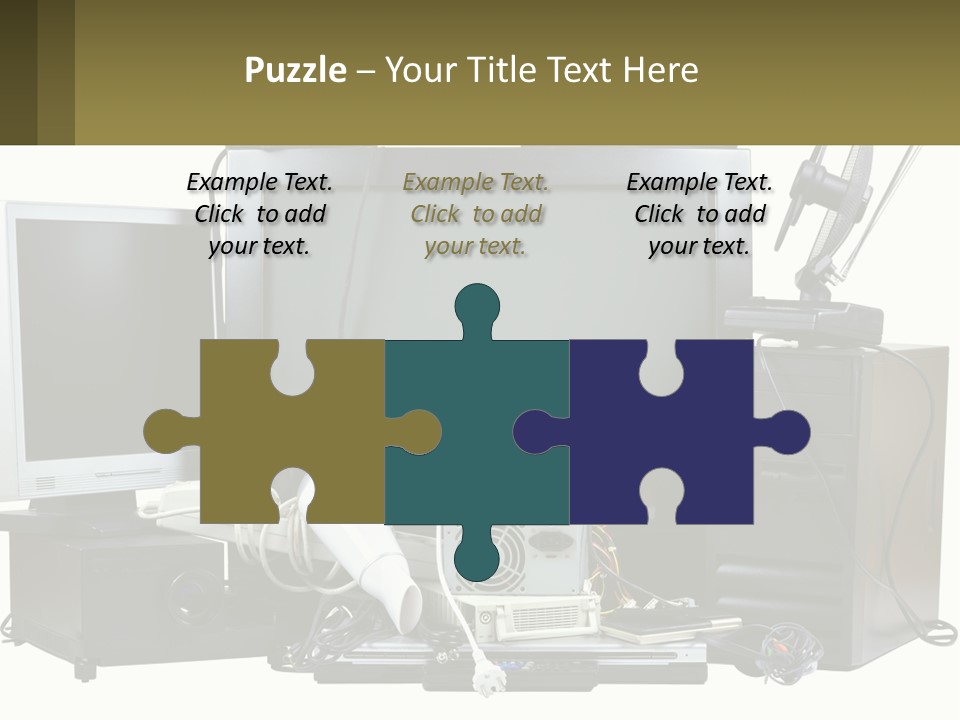 White Woman Ocean PowerPoint Template