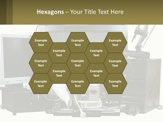 White Woman Ocean PowerPoint Template