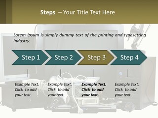 White Woman Ocean PowerPoint Template