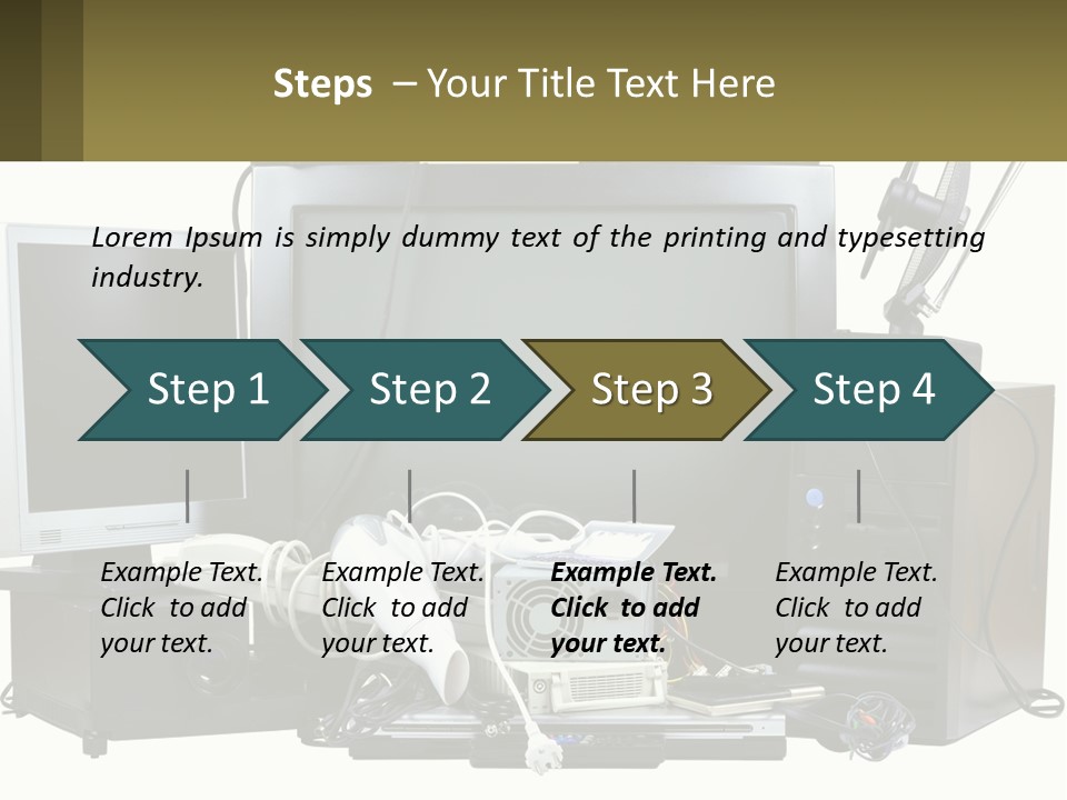 White Woman Ocean PowerPoint Template