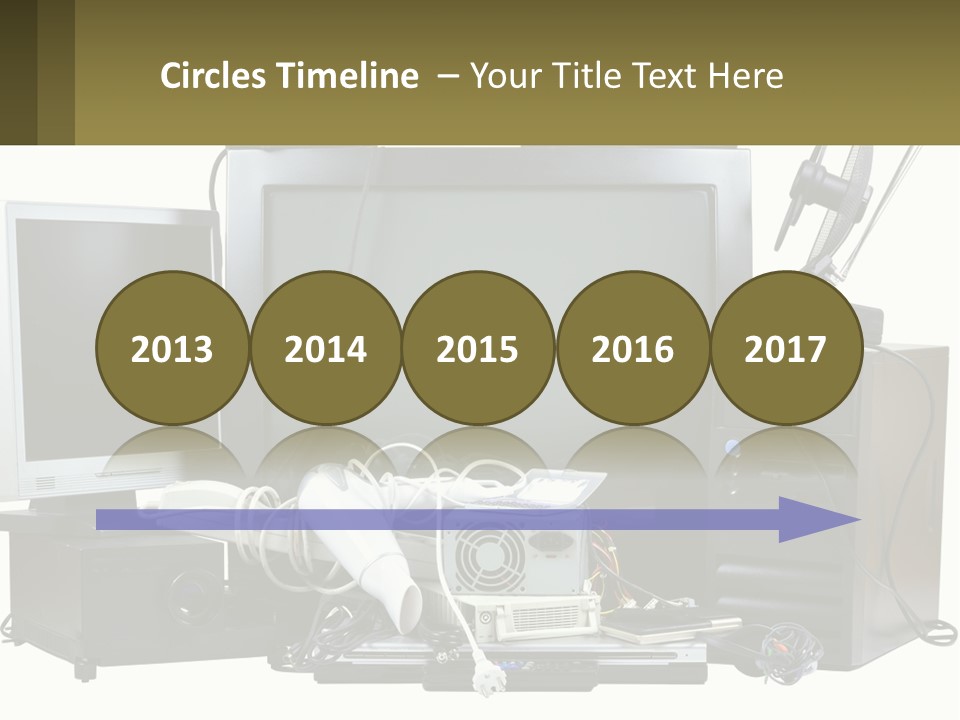 White Woman Ocean PowerPoint Template