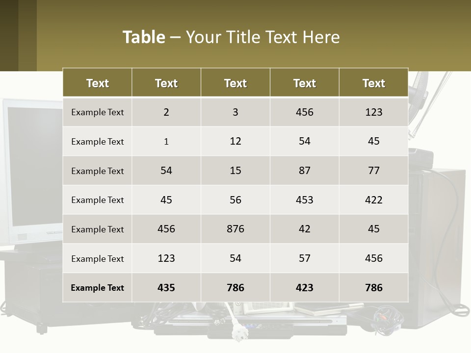 White Woman Ocean PowerPoint Template