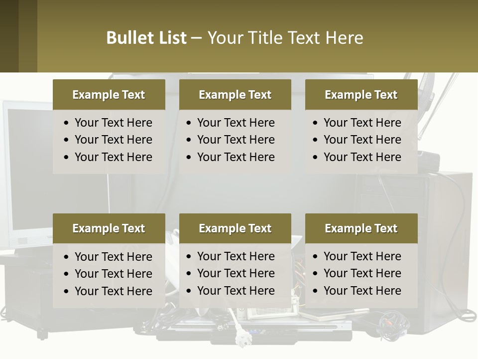 White Woman Ocean PowerPoint Template