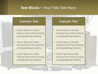 White Woman Ocean PowerPoint Template
