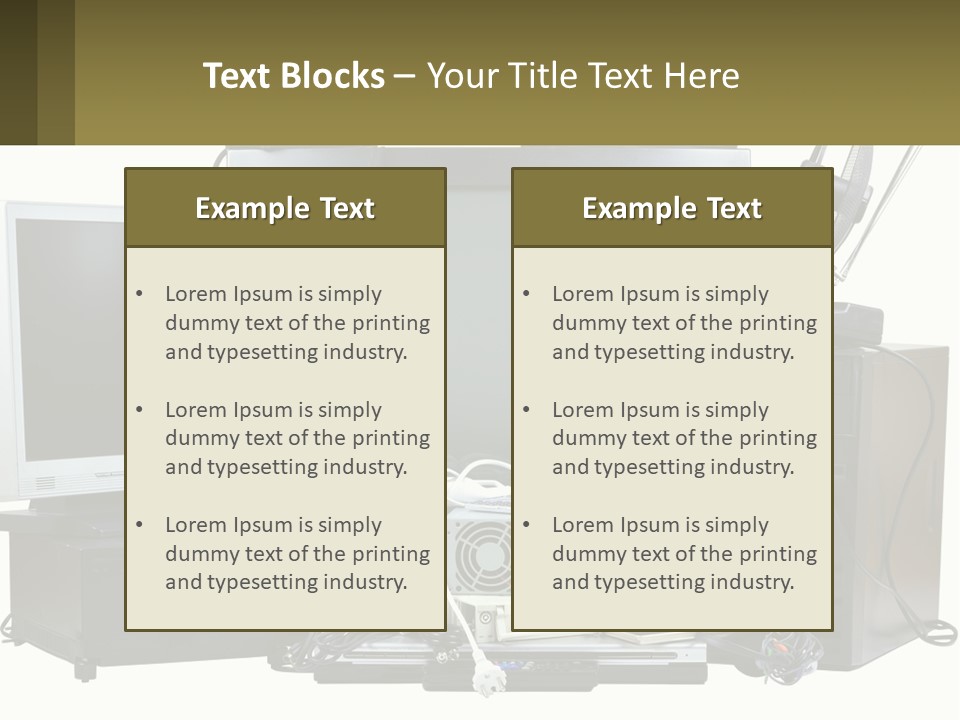 White Woman Ocean PowerPoint Template