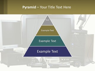 White Woman Ocean PowerPoint Template