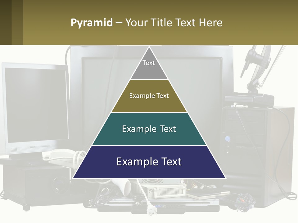 White Woman Ocean PowerPoint Template