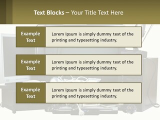 White Woman Ocean PowerPoint Template