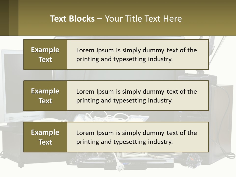 White Woman Ocean PowerPoint Template