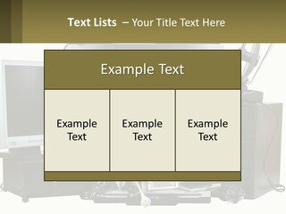 White Woman Ocean PowerPoint Template