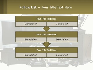 White Woman Ocean PowerPoint Template