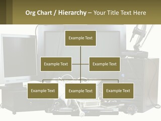 White Woman Ocean PowerPoint Template