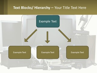 White Woman Ocean PowerPoint Template