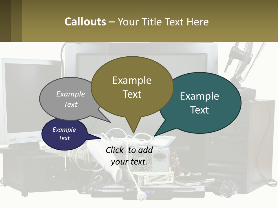 White Woman Ocean PowerPoint Template