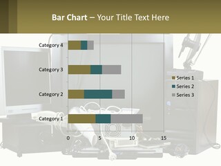 White Woman Ocean PowerPoint Template