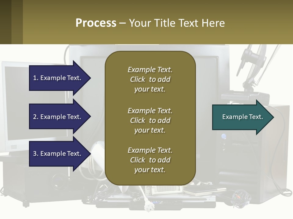White Woman Ocean PowerPoint Template