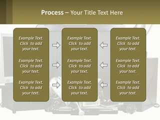 White Woman Ocean PowerPoint Template