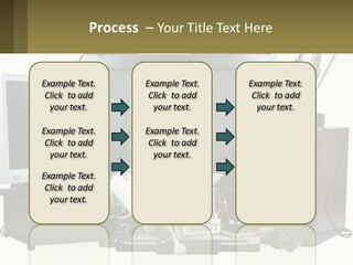 White Woman Ocean PowerPoint Template