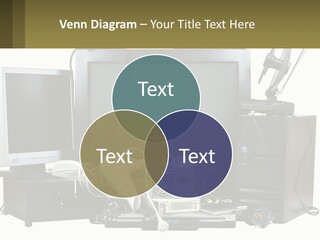 White Woman Ocean PowerPoint Template