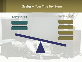 White Woman Ocean PowerPoint Template