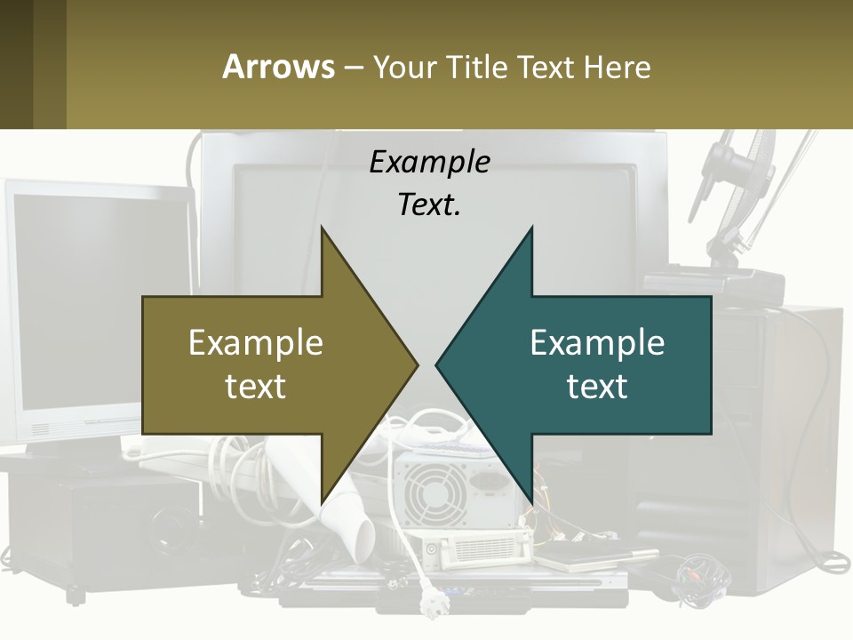 White Woman Ocean PowerPoint Template