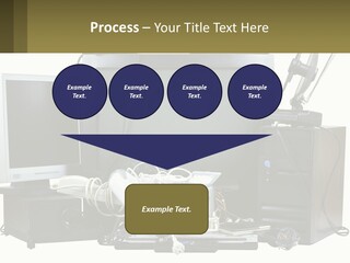 White Woman Ocean PowerPoint Template