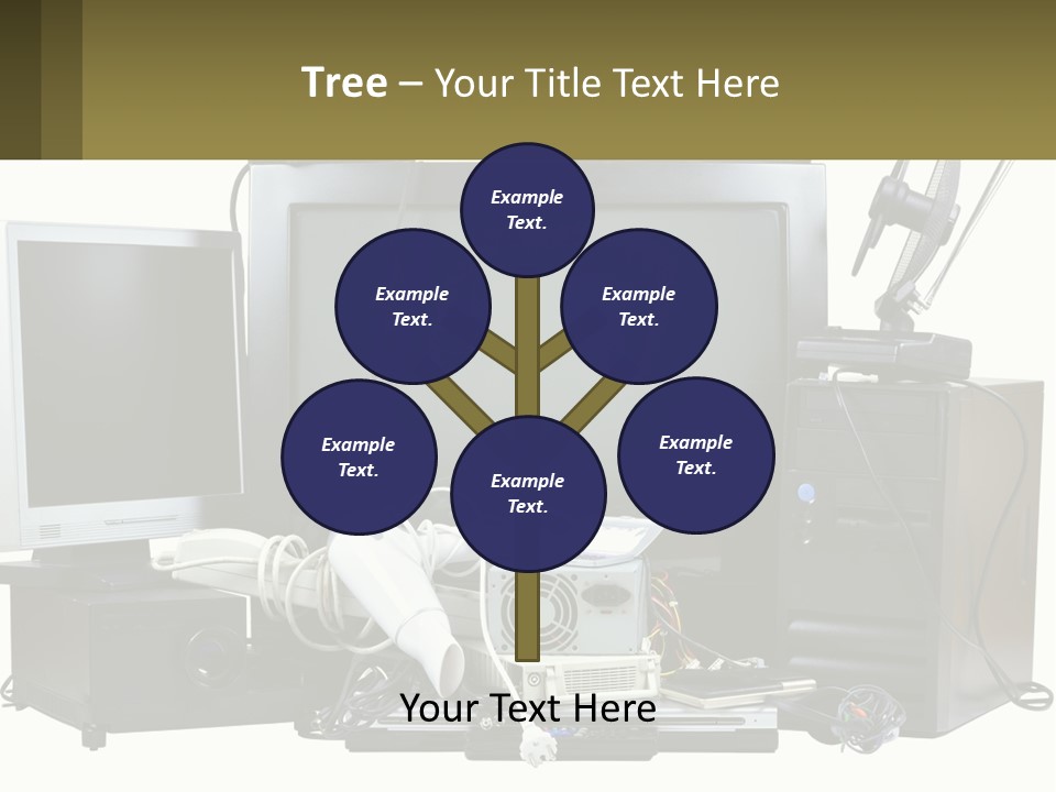 White Woman Ocean PowerPoint Template