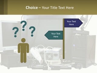 White Woman Ocean PowerPoint Template