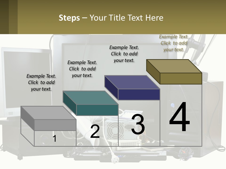 White Woman Ocean PowerPoint Template