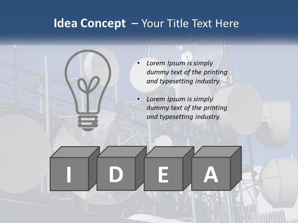 Sad Parent Standing PowerPoint Template